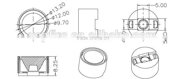 Infrared Lens for Imitation Lumens LED Lens for Led Light photo-3