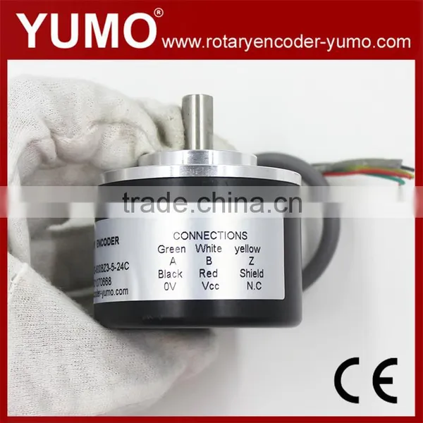 ok ISC5208 600 Phase CNC System Machine Solid Shaft Encoder Optical Price Incremental Rotary Encoder photo-5