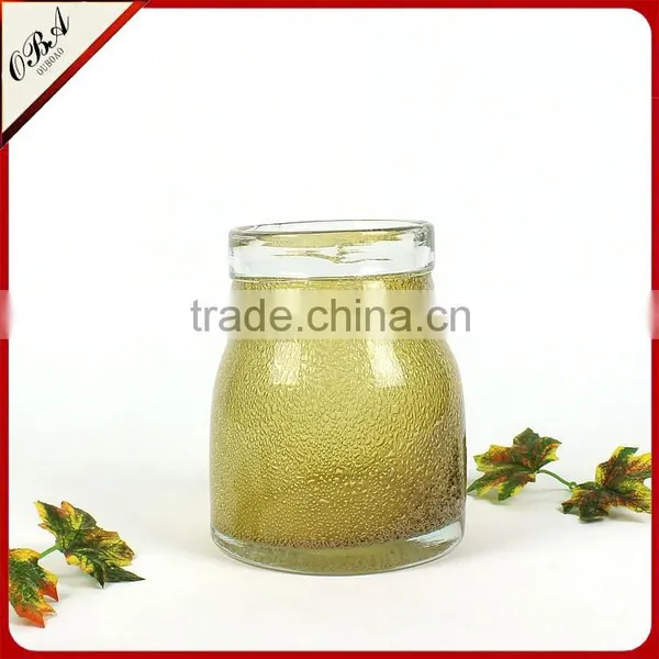 Hand-blown Retro Bubble Glass Vase , Cheap Create Murano Arts Vase for Desktop Decoration photo-4