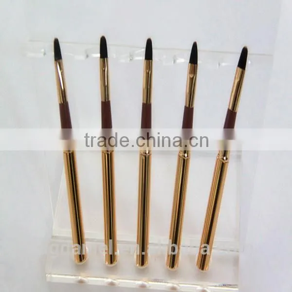 Good Quality Golden Automatic Disposable Lip Brush Single Makeup Lip Brush photo-2