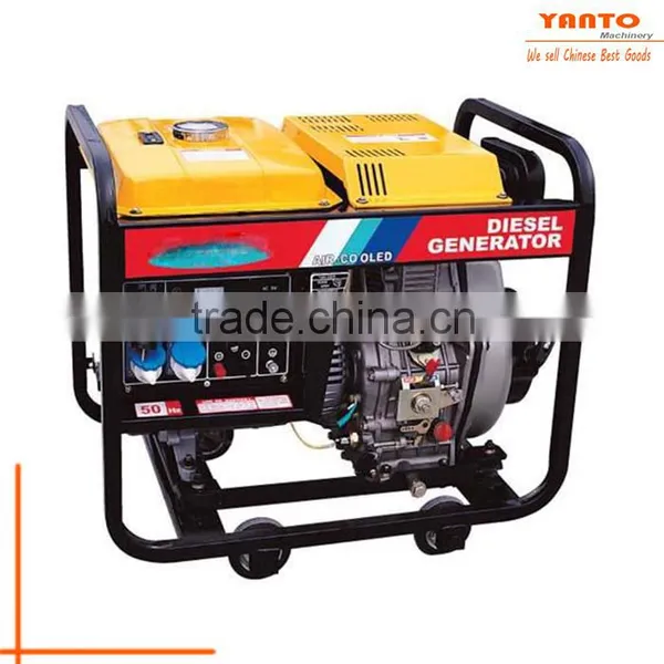 JJDE6500E High Quality Yanto Single Cylinder Diesel Generator Set Diesel Generator photo-2