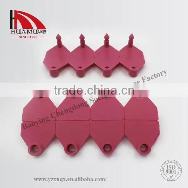 TPU Ear Tag for Sheep in Peach Red 32*32 mm photo-4