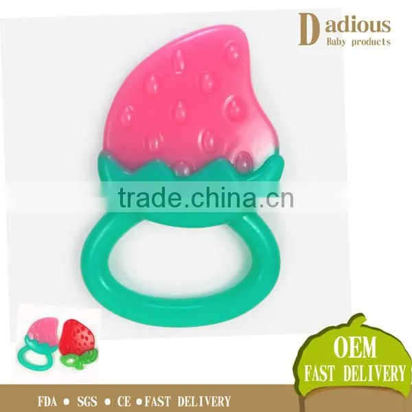 Fruit Shape Baby Teething Ring Teething Toy Manufacturer Bulk Silicone Baby Teething Toys photo-4