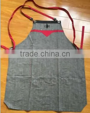 Heavy Duty Waxed Canvas Work Apron With Pockets photo-3