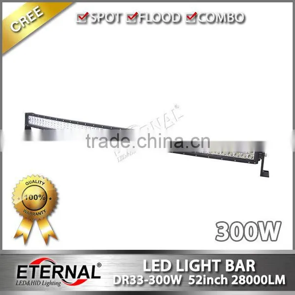 52in 300W High Power Offroad Powersports 4WD UTV ATV SUV 4x4 Racing Vehicles Bune Buggy Truck Tractor Led Light Bar photo-2
