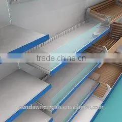 Supermarket Fruit and Vegetables Shelves