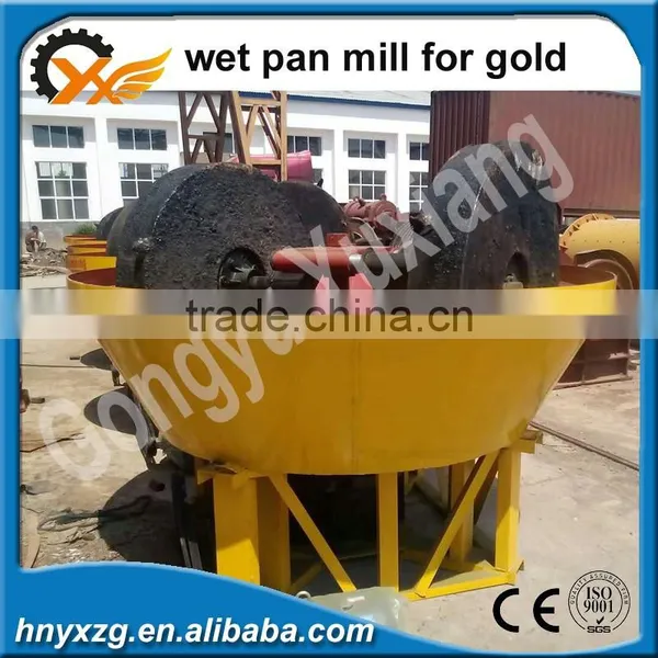 Yuxiang Machinery Smooth Surface Wet Pan Edge Runner Mill for Gold photo-5