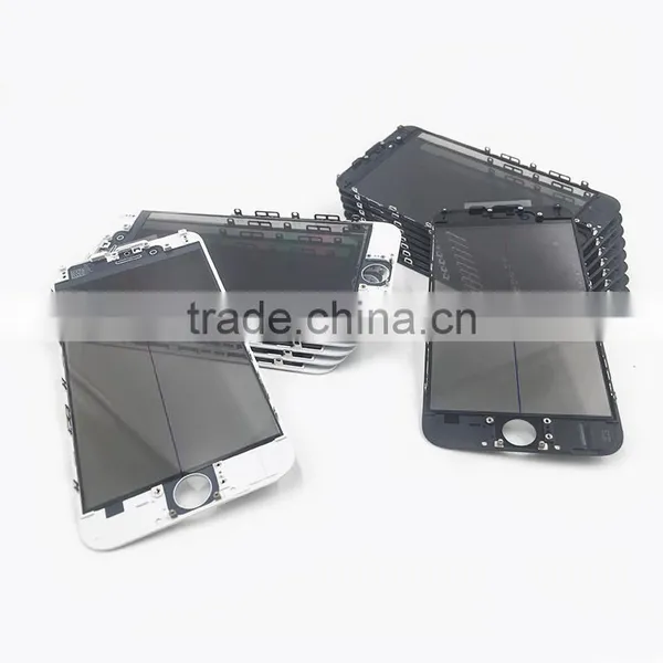 Glass With Cold Gule Press Frame With Oca Film With Polarizer for Iphone 6s Lcd Replacement With Cold Press Frame photo-3