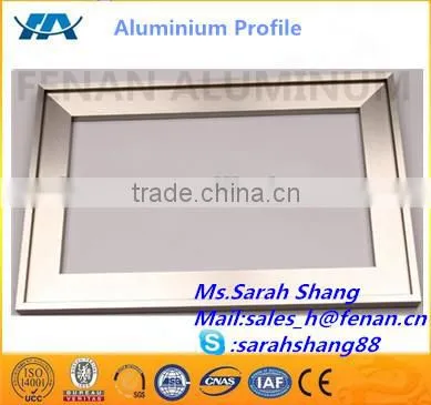 6063 Aluminum Window Frames Profile Window Glass Frame Section Anodized Aluminum Profile photo-6