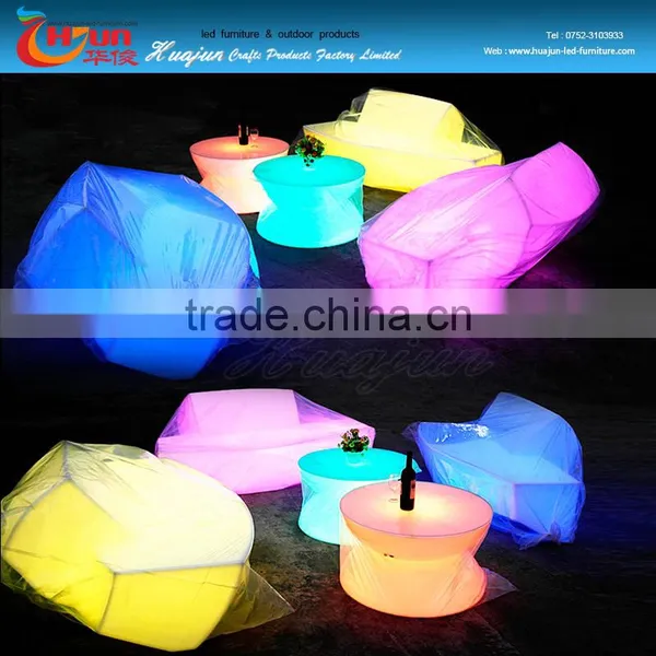 2016 Hot Sales LED Living Room Sofa& Modeln Large Cushions Sofas photo-3