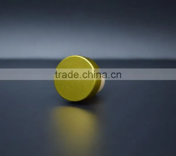 Gold Aluminium Cap With Synthestic Cork for Glass Bottle T-shape Cork photo-3
