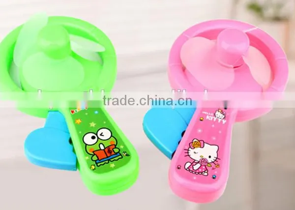 Cheap Plastic Mini Handy Dynamo Fan for Kids in Summer photo-4