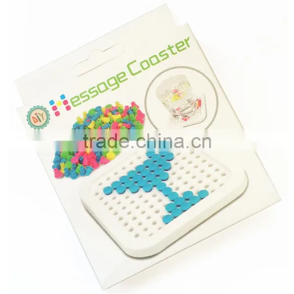 DIY Innovative Puzzle Games Interesting Skidproof & Perler Beads Coaster photo-2