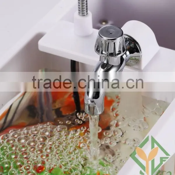 Mini USB Fish Tank With Multi-functions LED Light & Pen Container & Perpetual Calender USB Desk Aquariums With Lamp photo-5