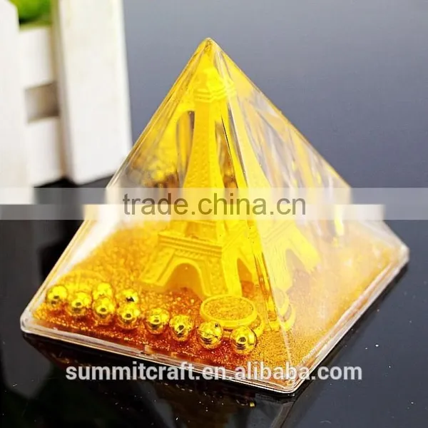 Pyramid Shape Unique Eiffel Tower Pen Holder Premium Gift photo-2