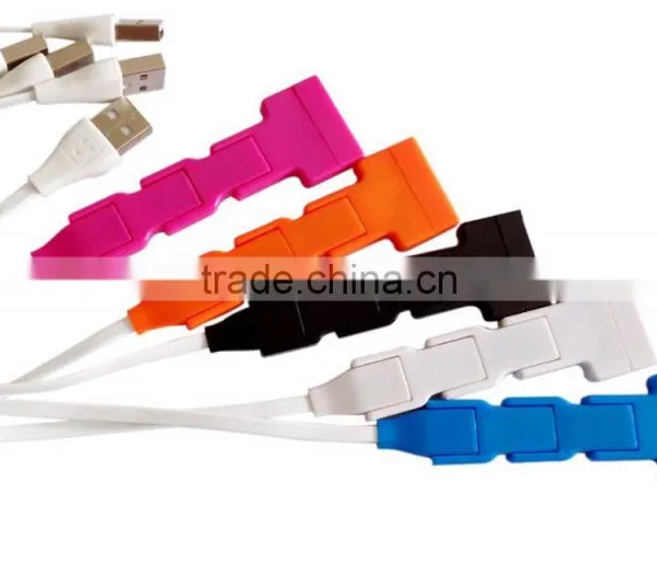Affordable Custom 4 in 1 Multi Charging Cable for IPhone 4, IPhone 5, IPAD, Samsung Smart photo-5