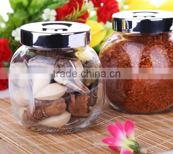 6oz Eco-friendly Cheap Clear Glass Spice Jar With Screw Top Lid photo-3