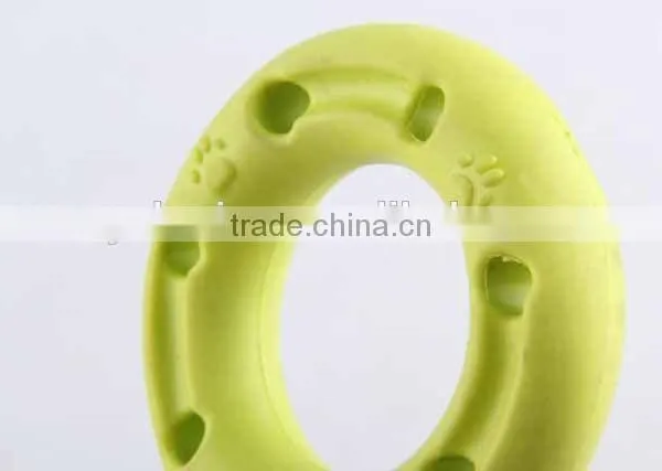 TPR Pet Toy Hollow Ring With Paw Patterns Hot Sale Dog Toy photo-2