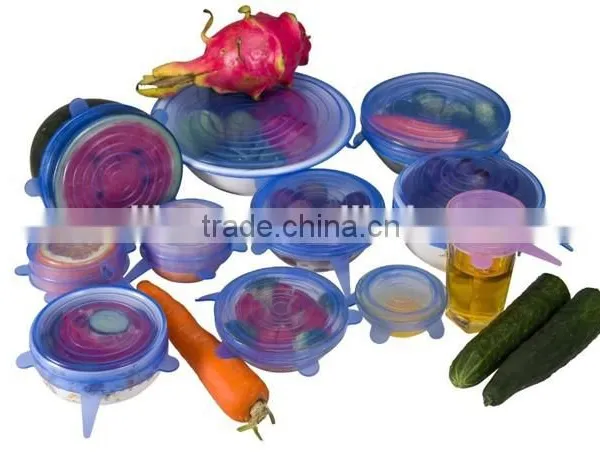 High Quality Food Grade Flexible Silicone Can Pot Cover Silicone Suction Lids photo-3