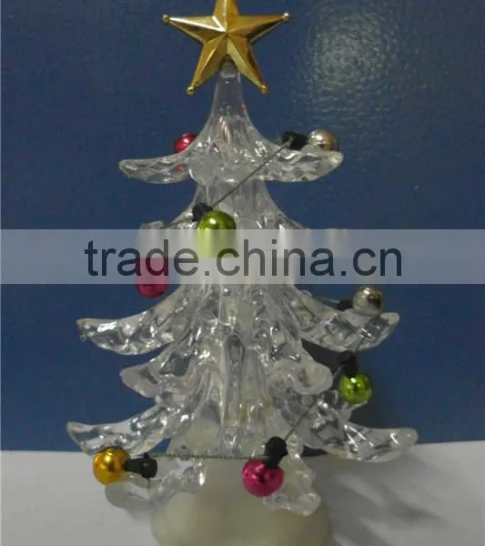Dongguan Acrylic Mimi Christmas Tree With USB Music Lighting photo-4