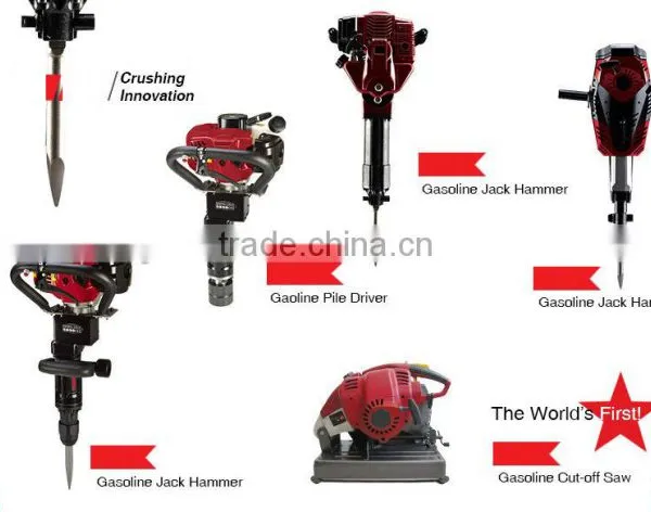 70mm Portable Petrol Hydraulic Guardrail Vibrating Fence Post Pile Driver Handheld Gasoline Power Tools photo-6