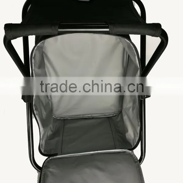 Steel Frame and 600D Backpack Cooler Chair , Travel Camping Chair, Cooler Bag photo-3