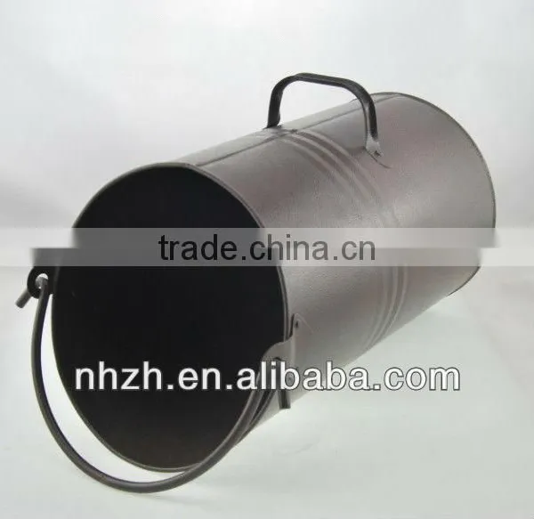 Household Golden Metal Coal Hod photo-4