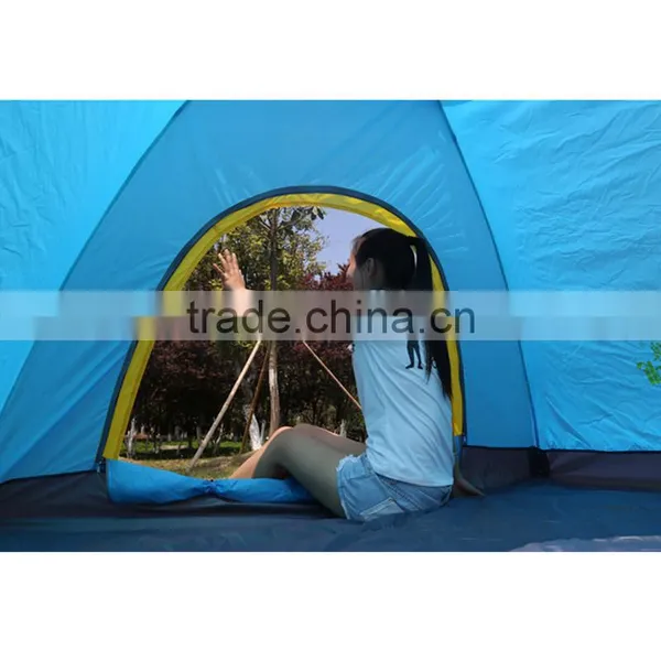 Climbing Camping Hiking Season Use Colorful Waterproof Double Layer Folding Automatic Beach Tent photo-2