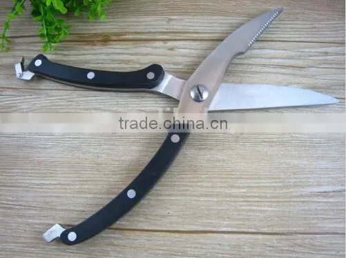 New 10" Kitchen Shears Stainless Steel Poultry Chicken Bone Serrated Scissors photo-5
