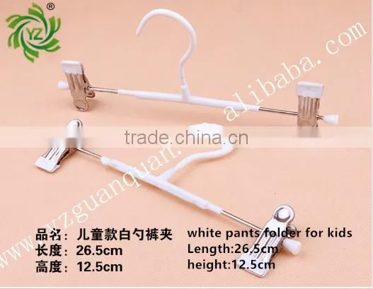 Open Ended Metal Mens Pants Hanger With 2 Clips photo-4
