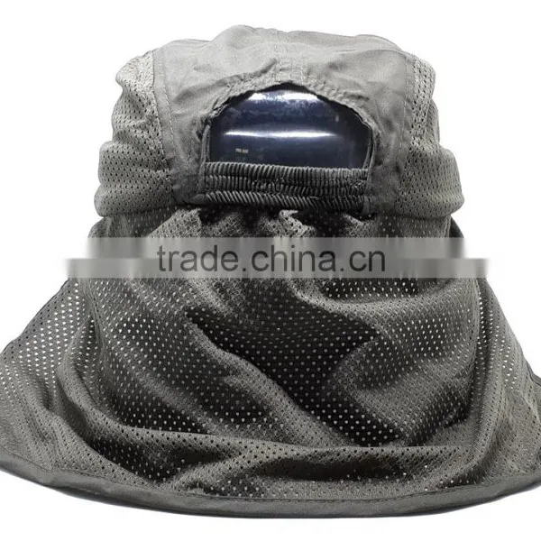 OEM Golf Sunblock Fishing Hiking Outdoor Sports Cap Gray Cotton Hat photo-2