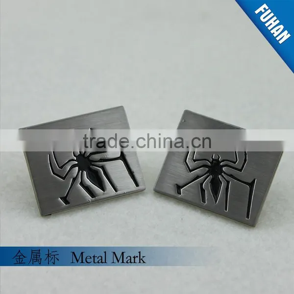 China Supplier Metal Label For Bags, Brand Logo Custom Metal Label photo-4