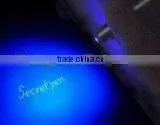 BHN0091124 Promotional Gifts Plastic Spy Magic UV Pen With Led UV Light Packed in Blistercard Packing