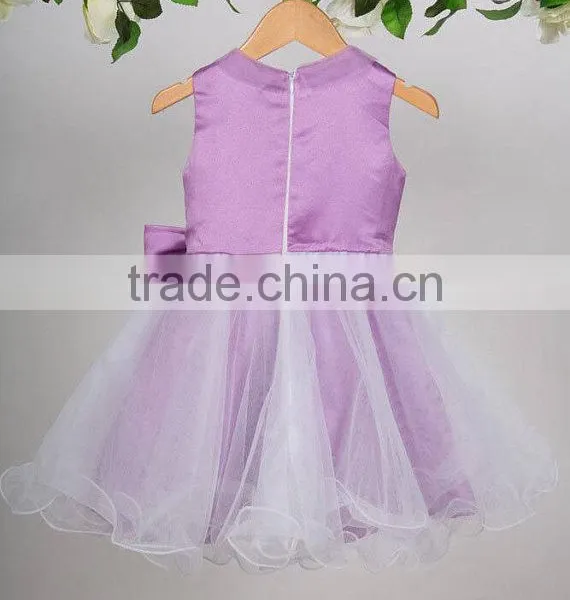 Fashion Purple Dress 2-10 Years Formal Dress photo-2