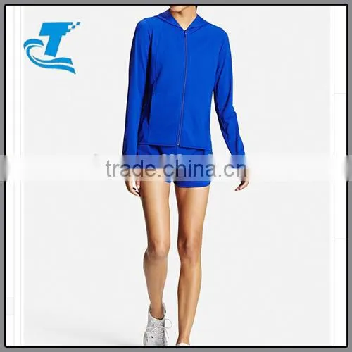 Women Hooded Sweatshirt Sports Jacket photo-2