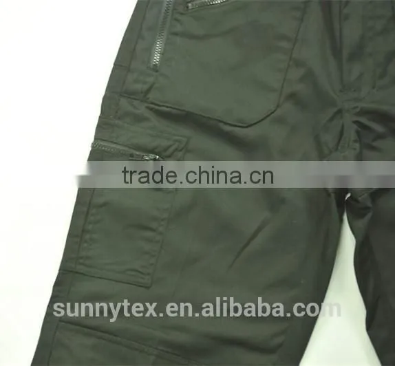 Mens Polycotton Casual Multipockets Cargo Pants Work photo-5