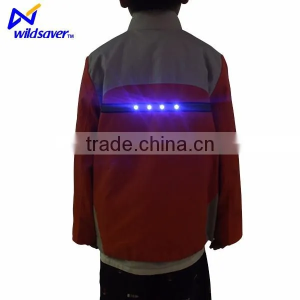 Unique High Visibility LED Glowing Reflective Traffic Safety Kid Jacket photo-5