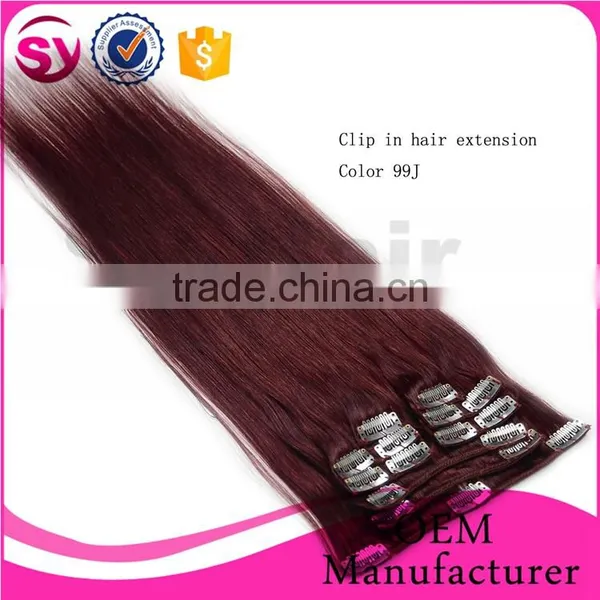 Clip In Human Hair Extensions, 16 18 20 Inch Hair Extensions Clip In photo-5