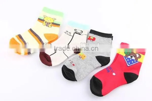 Autumn&winter High Quality 100%cotton Cartoon Cute Child Socks photo-4