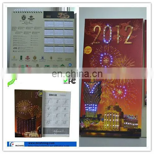 Wholesale Led Electronic Wall Calendar to USA