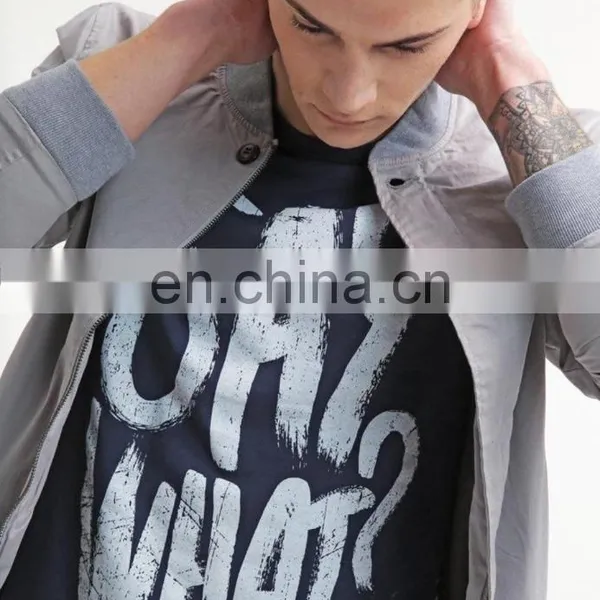 China Maufacturer Men Apparel Custom Tall t Shirts T-shirts Screen Printing in Front Wholesale photo-4