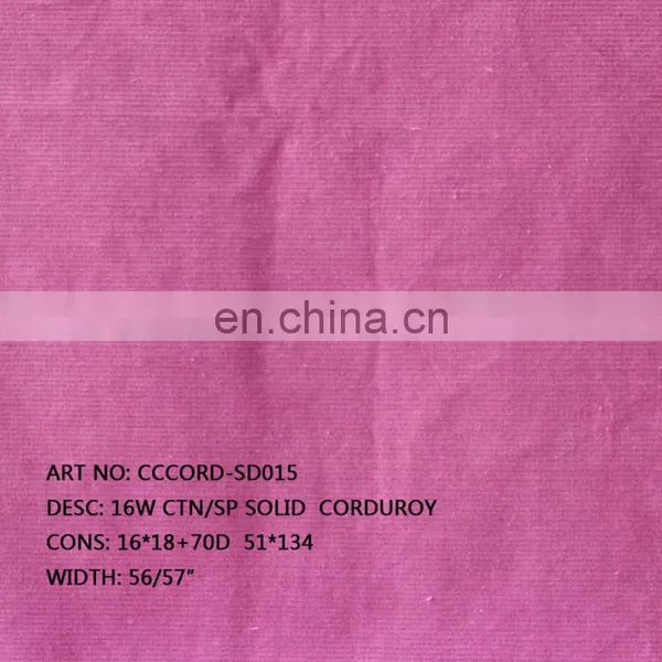 2014 NICE CORDUROY Black Corduroy Cotton Corduroy Fabric