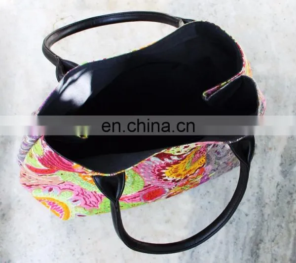 Indian Kantha Luxury Designer 100% Cotton Women Bags photo-3