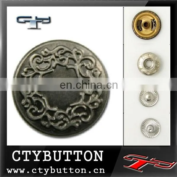 Decorative Snap Button Covers for Clothing
