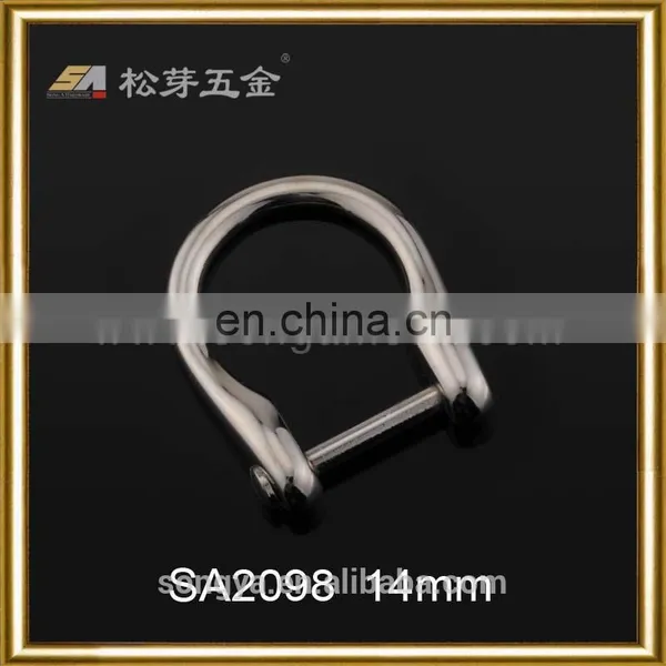 Customized Factory Produced Removable D Ring, Plated Removable D Ring, Zinc Alloy Metal D Ring photo-3
