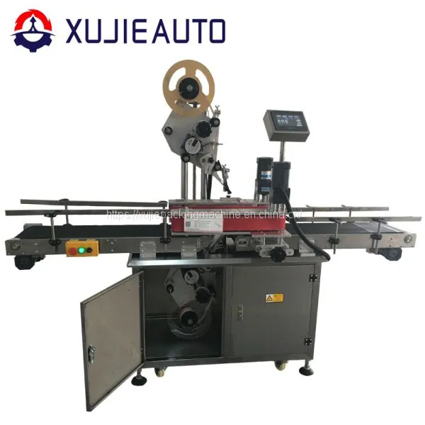 Food Box Top and Bottom Side Sticker Seal Labeling Machine