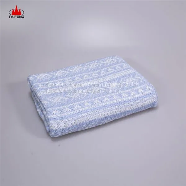 100% Polyester Printed Stock POLAR Fleece Blanket KNITTED Shawl BABY GIRL Gift photo-4