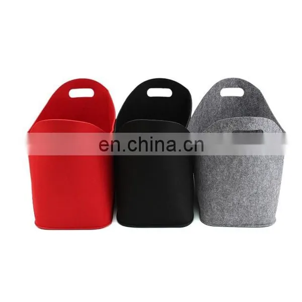 Foldable Car Storage Bag Folding Felt Storage Baskets Firewood Holder Fire Side Bin photo-7