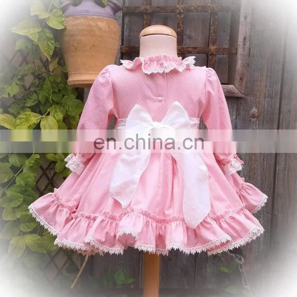 2020 New Autumn Baby Girls Dress Stitching Vintage Spanish Lolita Princess Ball Gown Dress for Girl Vestidos photo-3