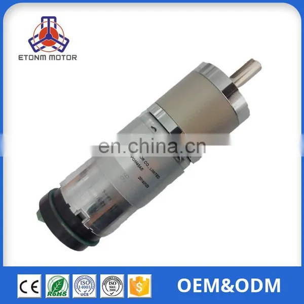 Speed Adjustable 45mm Diameter 12v 100kg Load dc Motor photo-6